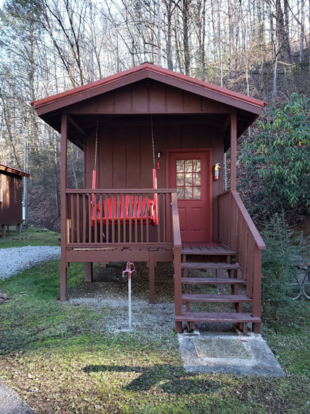 Alpine Hideaway Campground - Cabin 1 Exterior