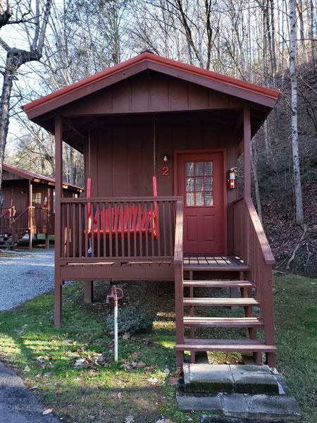 Alpine Hideaway Campground - Cabin 2 Exterior